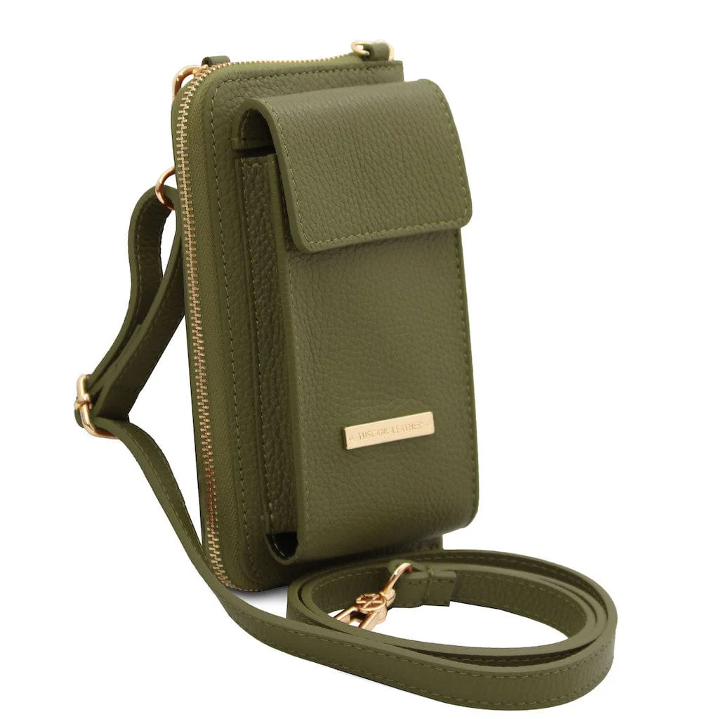 TL Bag - Leather wallet with strap - phone wallet | TL142323 - Image 42