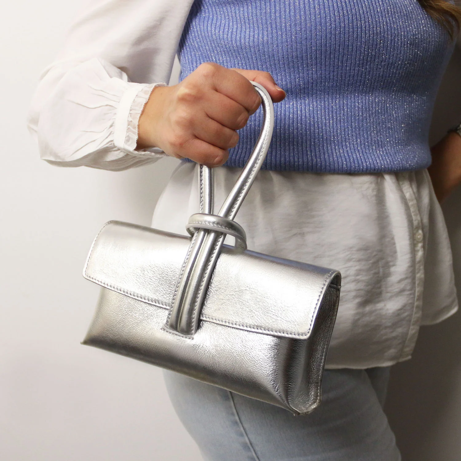TL Bag - Metallic leather clutch | TL141993 - Image 35