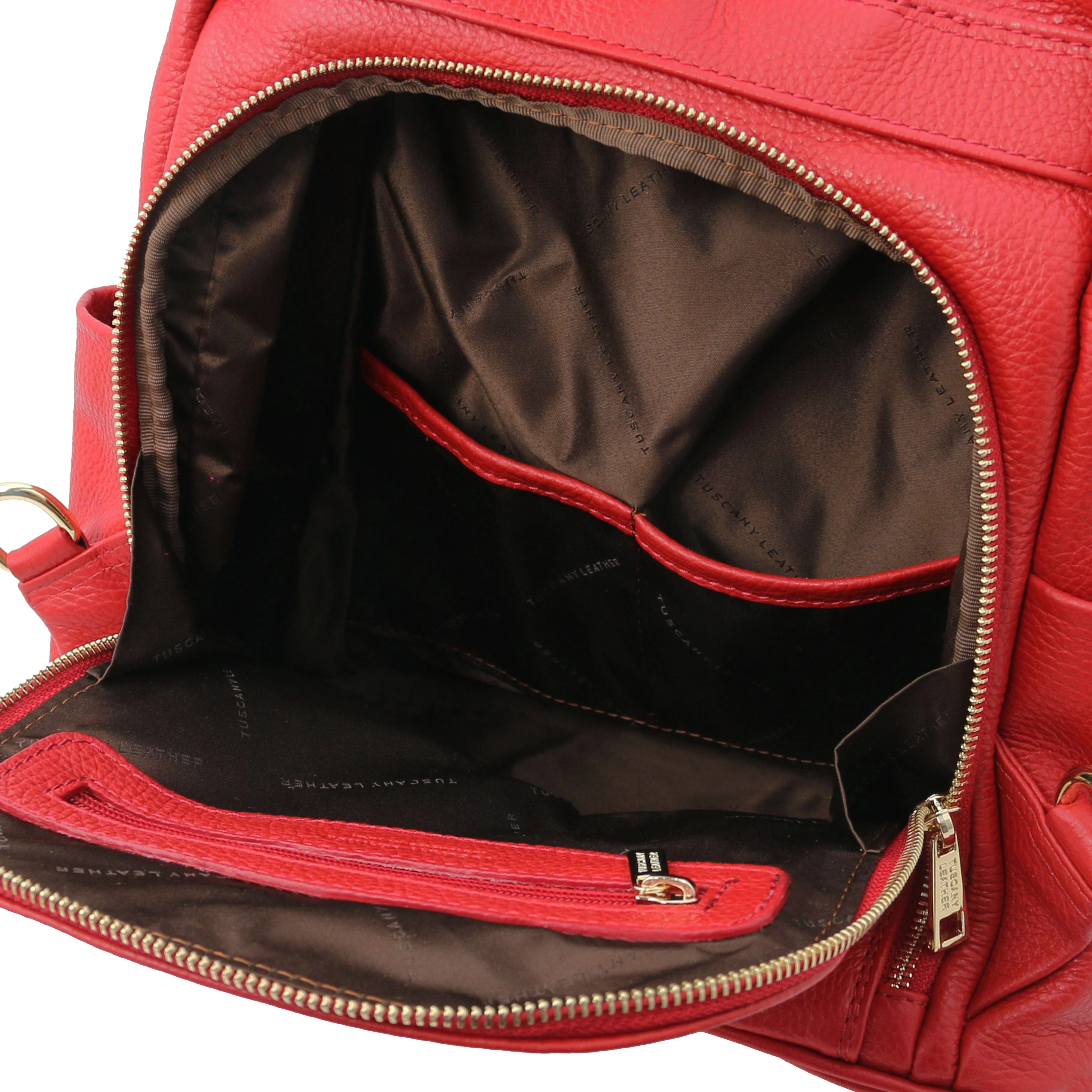 TL Bag - Soft leather backpack - convertible 2-in-1 backpack shoulder bag | TL142138 - Image 24
