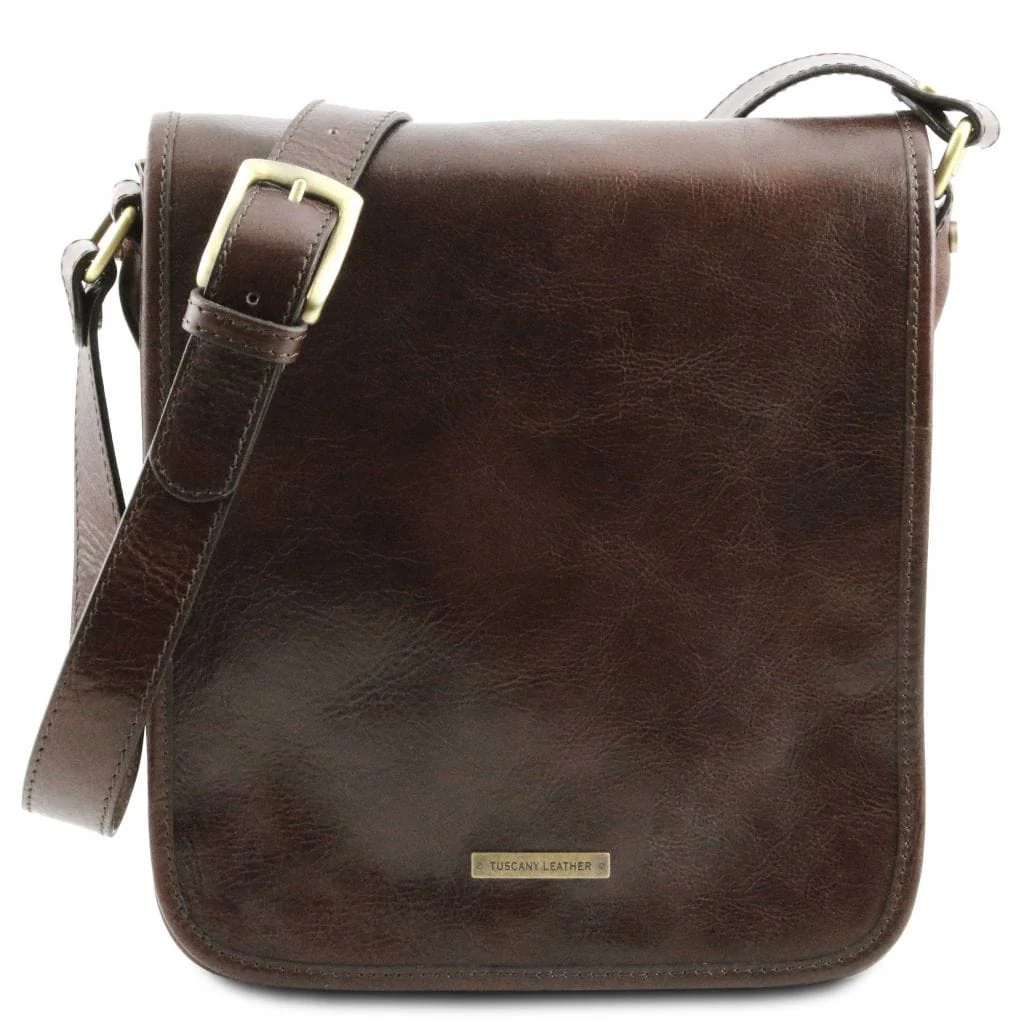 TL Messenger - Two compartment leather shoulder bag | TL141255 - Image 9