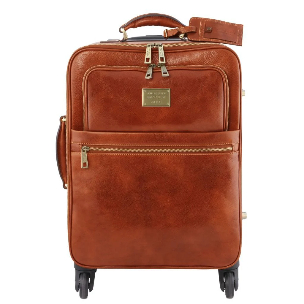 TL Voyager - Vertical leather trolley with 4 wheels | TL141911 - Image 13