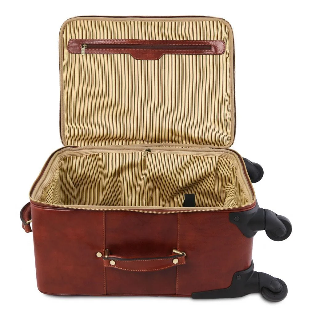 TL Voyager - Vertical leather trolley with 4 wheels | TL141911 - Image 6