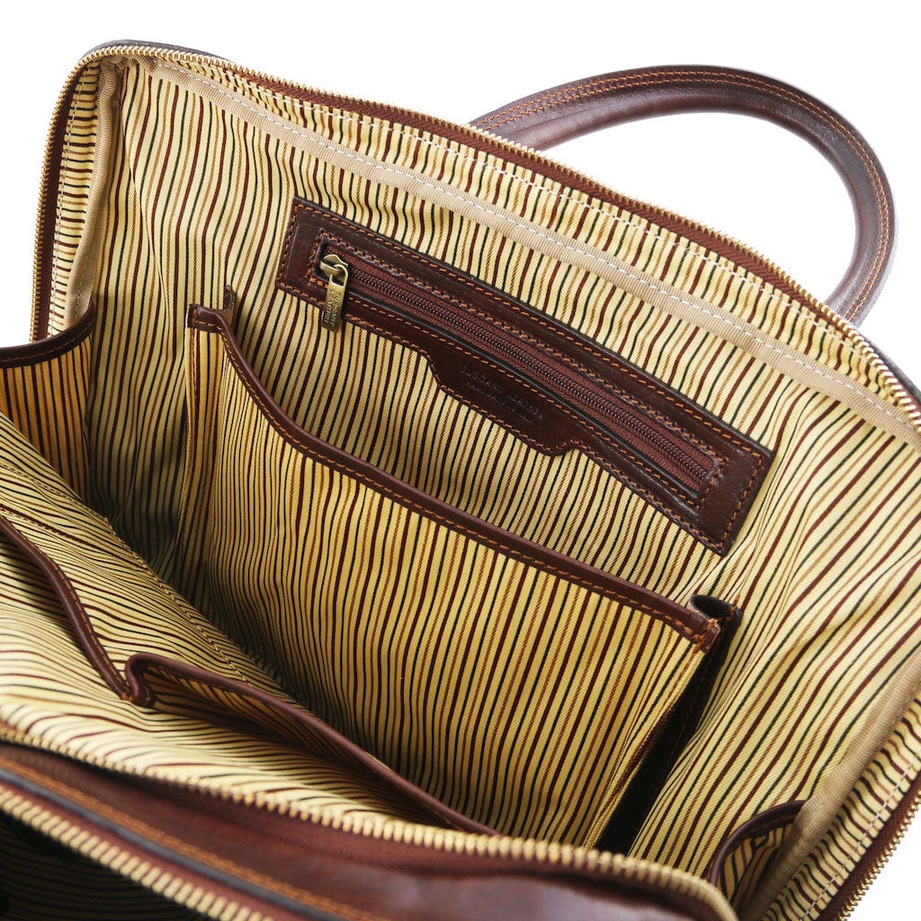 Urbino - Leather laptop briefcase - 2 compartments with front pocket | TL141894 - Image 7