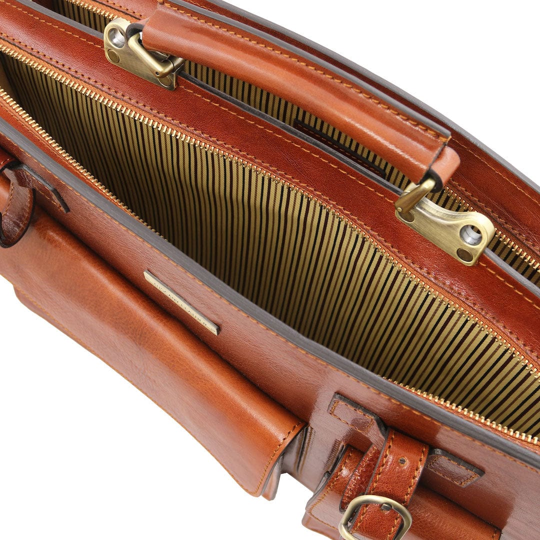 Venezia - 2 compartment leather briefcase | TL141268 - Image 11
