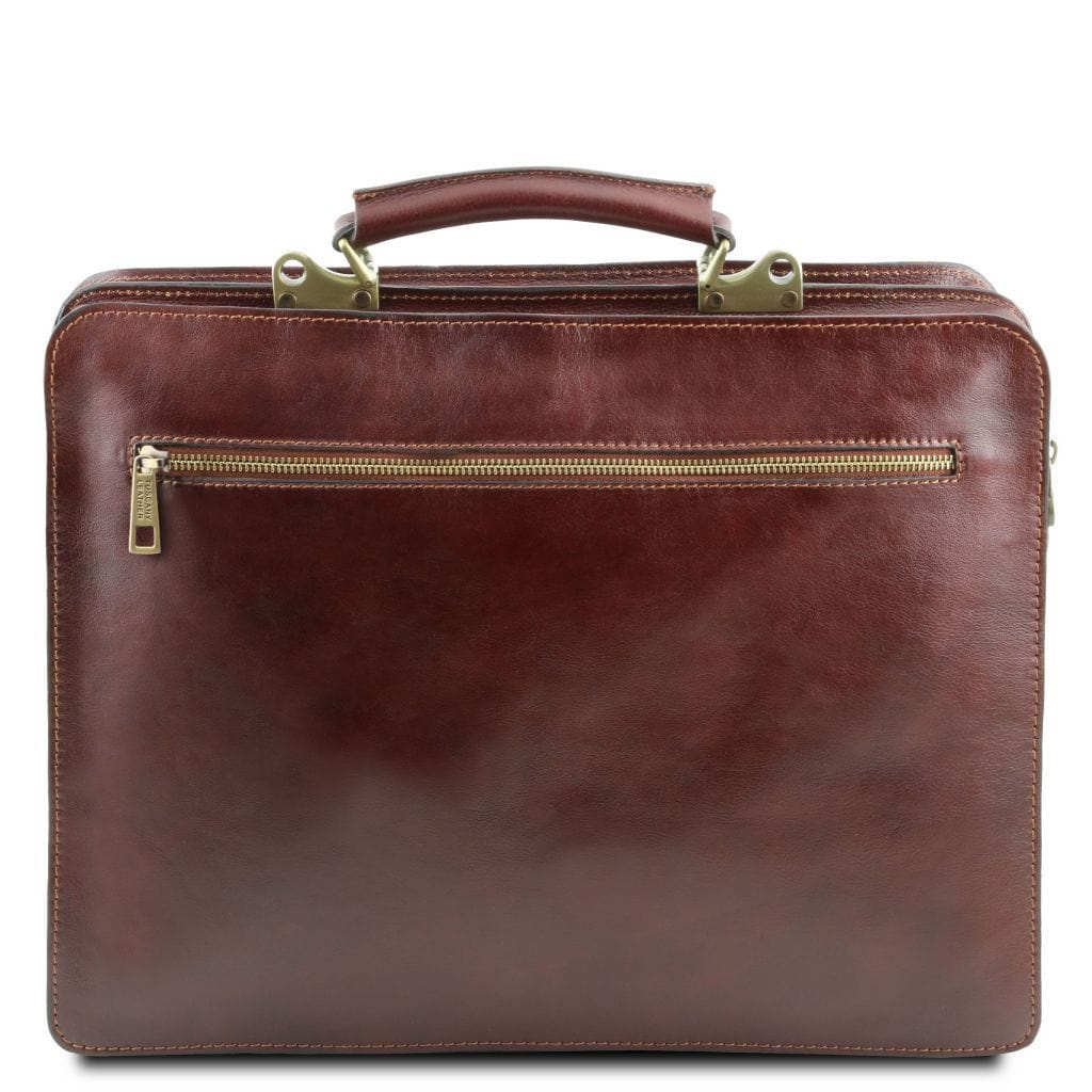 Venezia - 2 compartment leather briefcase | TL141268 - Image 5