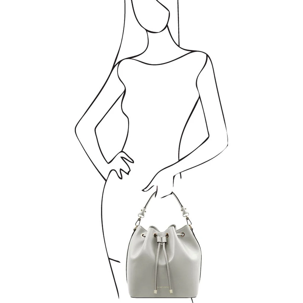 Vittoria - Italian leather bucket bag | TL141531 - Image 32